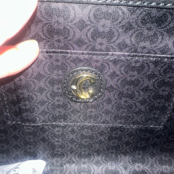 ENVELOPE Purse - Black Bag with Gold Tone Studs. Also use as Crossbody/Shoulder - Picture 8 of 11